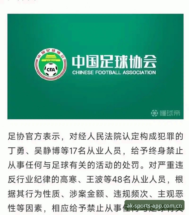 足协第三批禁足名单出炉，65人受罚，17人终身禁赛引关注